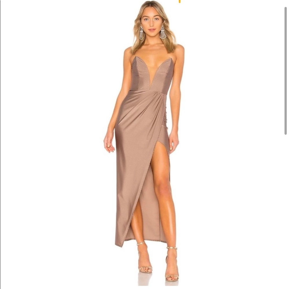 Michael Costello x Revolve gown